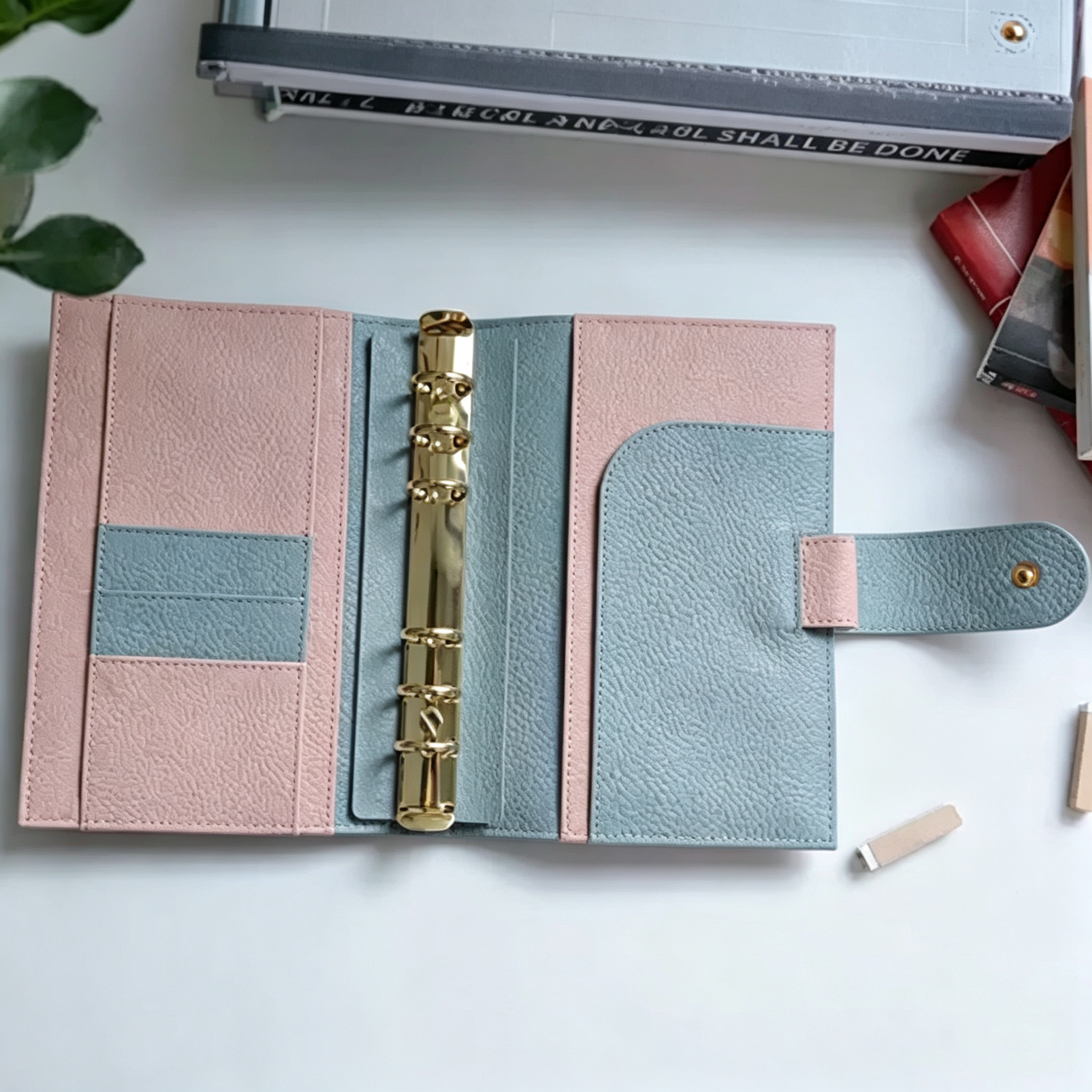 Reliure en cuir pleine fleur A6, organiseur rechargeable 6 anneaux, carnet de voyage, carnet de croquis avec gravure personnalisable