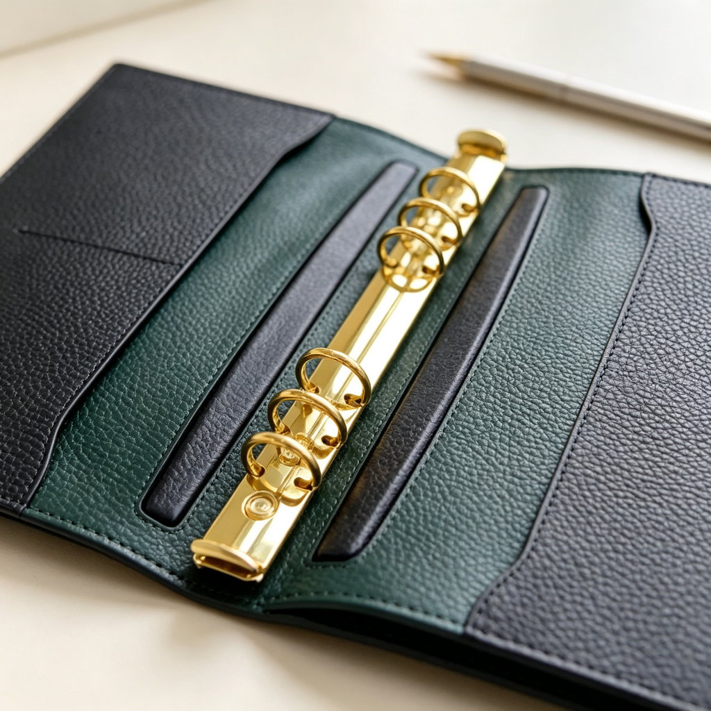 Organiseur A5 en cuir pleine fleur/unité centrale, classeur rechargeable à 6 anneaux, carnet de voyage, carnet de croquis à 20 anneaux avec gravure personnalisée