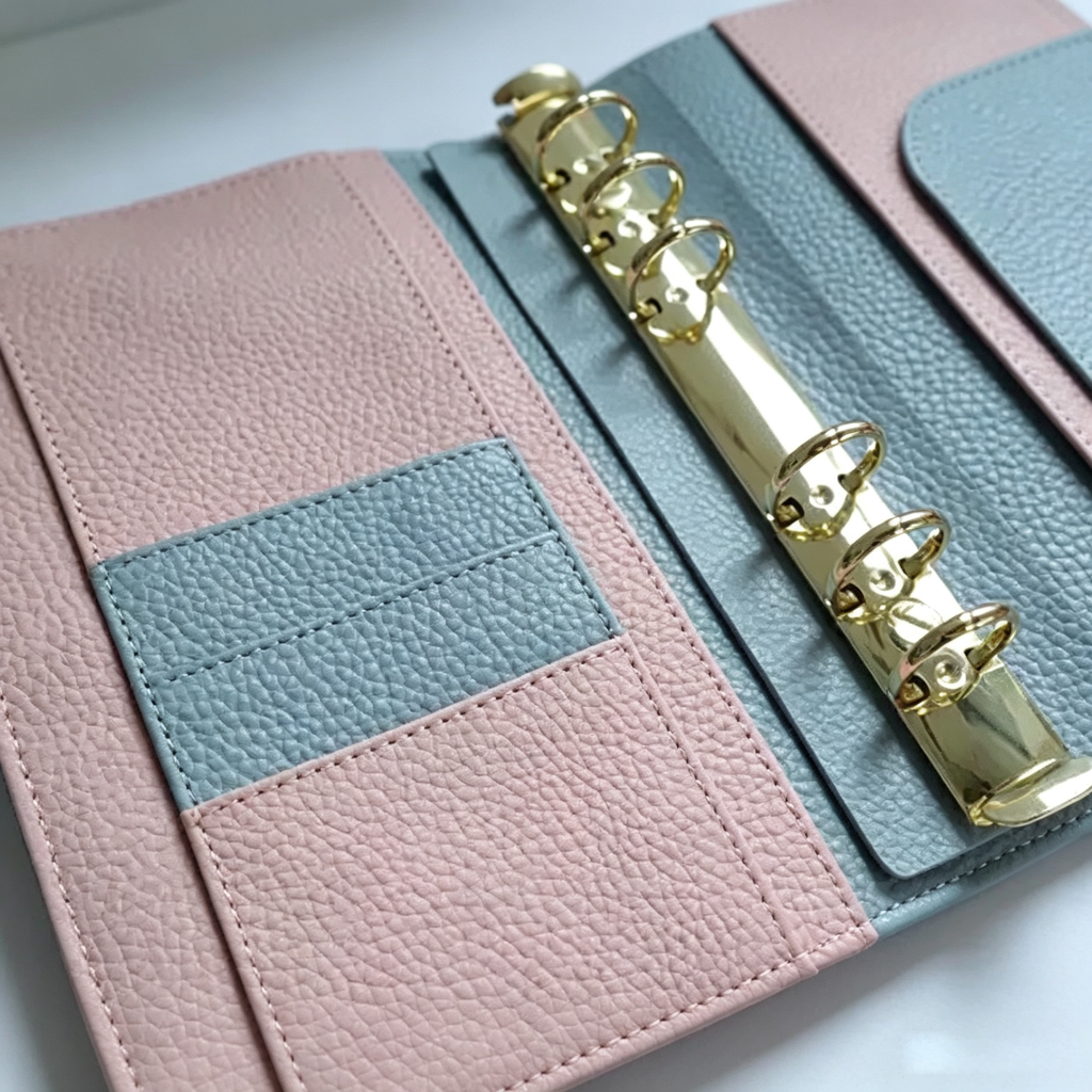 Reliure en cuir pleine fleur A6, organiseur rechargeable 6 anneaux, carnet de voyage, carnet de croquis avec gravure personnalisable