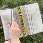 Full Grain Leather Binder A5s/puo 6 Ring Refillable Planner Travelers Journal Sketchbook with Custom Engraving