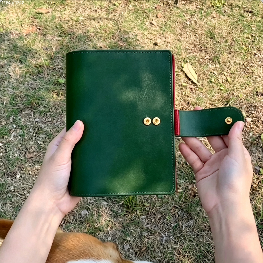 Reliure en cuir pleine fleur A6, Organiseur 6 anneaux rechargeable, Carnet de voyage, Carnet de croquis avec gravure personnalisable, Journal de Noël