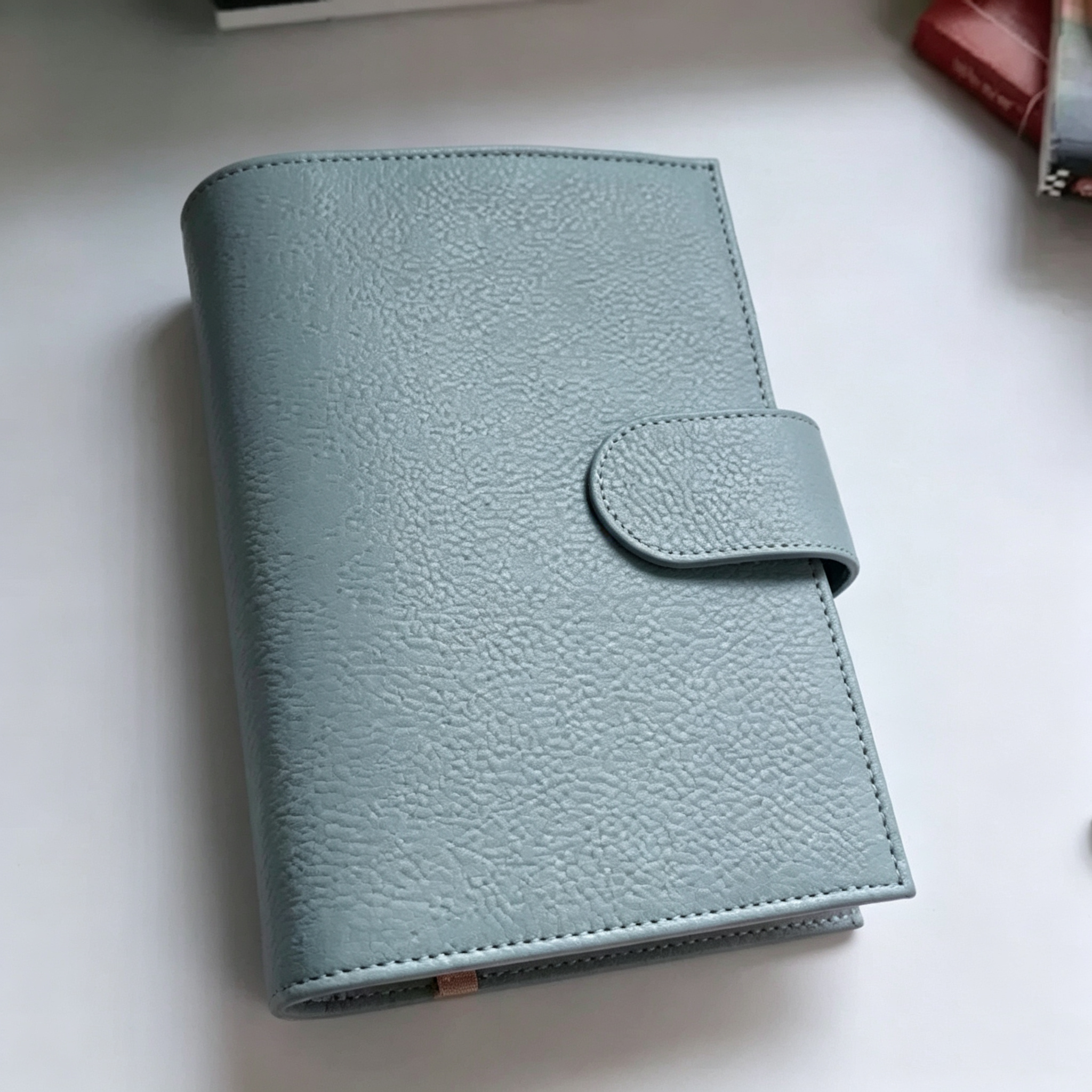 Reliure en cuir pleine fleur A6, organiseur rechargeable 6 anneaux, carnet de voyage, carnet de croquis avec gravure personnalisable