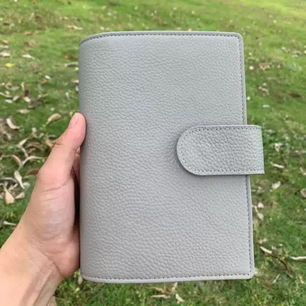 Organiseur en cuir pleine fleur A6 personnel, classeur rechargeable 6 anneaux, carnet de voyage/croquis avec gravure personnalisée