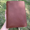 A5 Organizer aus Vollnarbenleder, Reisetagebuch, Skizzenbuch, Aktenordner mit individueller Gravur
