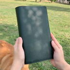 Organizer A5 aus Vollnarbenleder/PU, nachfüllbarer 6-Ring-Kalender, Reisetagebuch, Skizzenbuch mit 20 Ringen und individueller Gravur