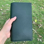 Terminkalender A6 aus vollnarbigem Leder, personalisiert, 6-Ringbuch, nachfüllbar, Reisetagebuch, Skizzenbuch mit individueller Gravur