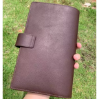 Notizbuch aus Vollnarbenleder A5s/puo mit 6 Ringen, nachfüllbarer Organizer, Reisetagebuch, Skizzenbuch mit individueller Gravur