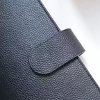 Organizer A5 aus Vollnarbenleder/PU, nachfüllbarer 6-Ring-Kalender, Reisetagebuch, Skizzenbuch mit 20 Ringen und individueller Gravur