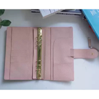 Organizer A5 aus Vollnarbenleder/PU, nachfüllbarer 6-Ring-Kalender, Reisetagebuch, Skizzenbuch mit 20 Ringen und individueller Gravur