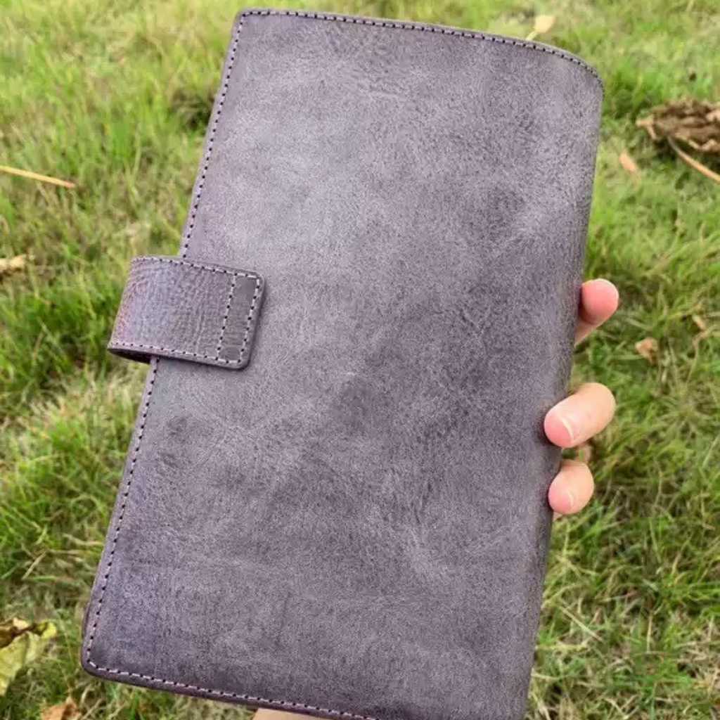 Full Grain Leather Binder A5s/puo 6 Ring Refillable Planner Travelers Journal Sketchbook with Custom Engraving