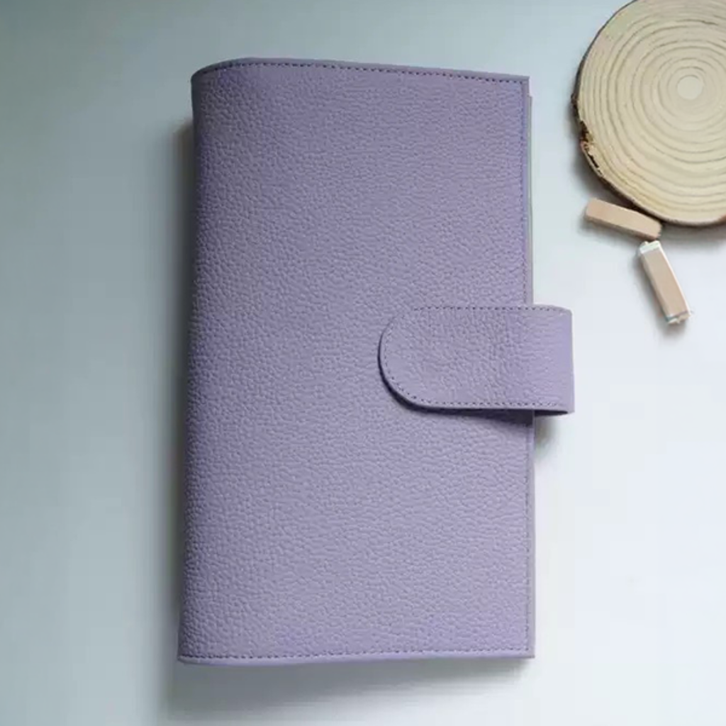 Organizer A5 aus Vollnarbenleder/PU, nachfüllbarer 6-Ring-Kalender, Reisetagebuch, Skizzenbuch mit 20 Ringen und individueller Gravur