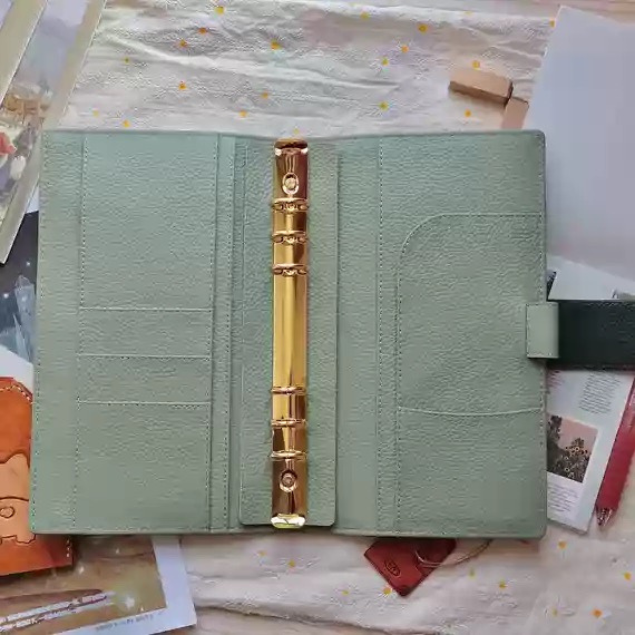 Organiseur A5 en cuir pleine fleur/unité centrale, classeur rechargeable à 6 anneaux, carnet de voyage, carnet de croquis à 20 anneaux avec gravure personnalisée