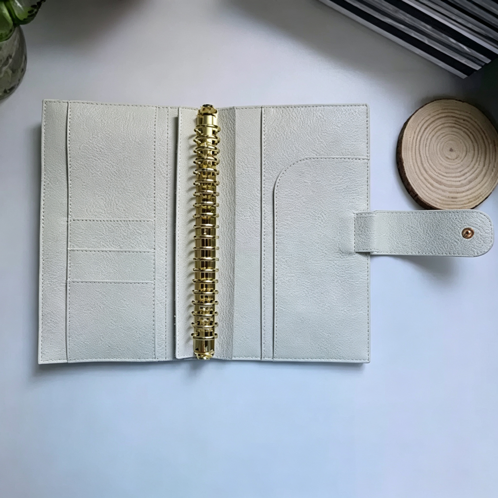 Full Grain Leather Planner A5s/puo 6 Ring Refillable Binder Travelers Journal 20 Ring Sketchbook with Custom Engraving