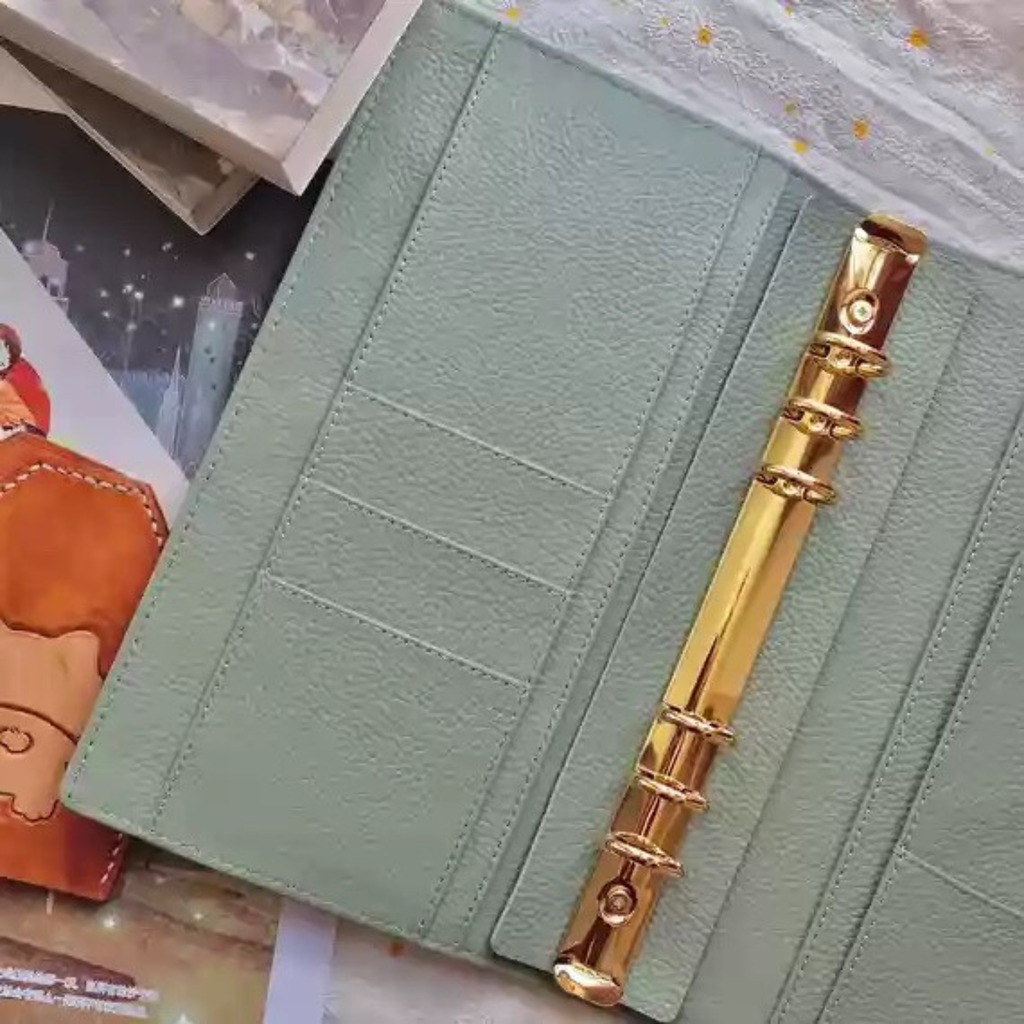 Organiseur A5 en cuir pleine fleur/unité centrale, classeur rechargeable à 6 anneaux, carnet de voyage, carnet de croquis à 20 anneaux avec gravure personnalisée