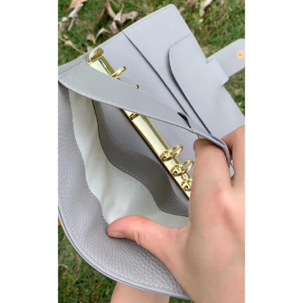 Organiseur en cuir pleine fleur A6 personnel, classeur rechargeable 6 anneaux, carnet de voyage/croquis avec gravure personnalisée