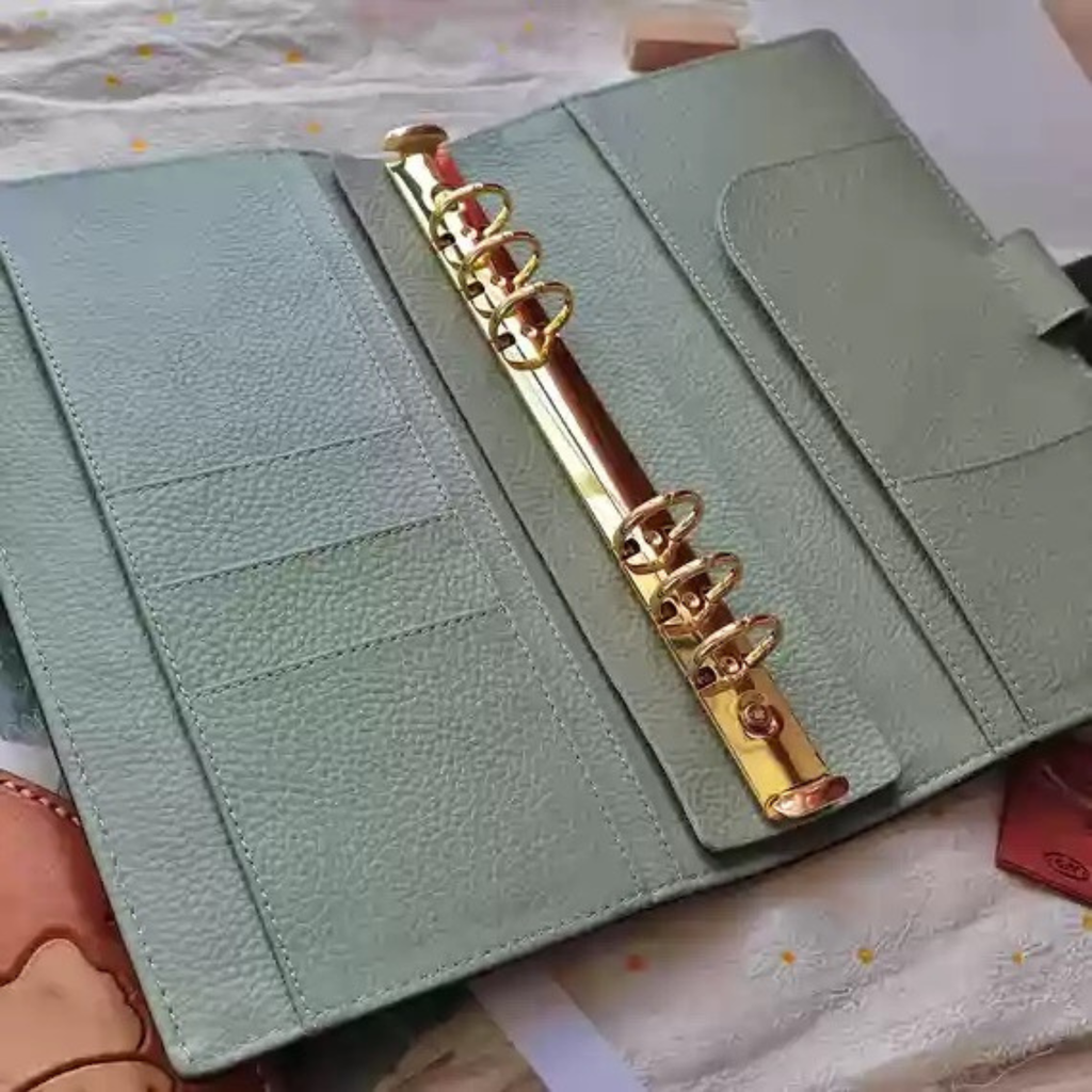Organiseur A5 en cuir pleine fleur/unité centrale, classeur rechargeable à 6 anneaux, carnet de voyage, carnet de croquis à 20 anneaux avec gravure personnalisée