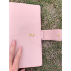 Organizer A5 aus Vollnarbenleder/PU, nachfüllbarer 6-Ring-Kalender, Reisetagebuch, Skizzenbuch mit 20 Ringen und individueller Gravur