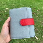 Organiseur de poche A7 en cuir pleine fleur, porte-cartes triple, classeur rechargeable 6 anneaux, carnet de voyage, carnet de croquis avec gravure personnalisée