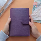 Organiseur en cuir pleine fleur A6 personnel, classeur rechargeable 6 anneaux, carnet de voyage/croquis avec gravure personnalisée