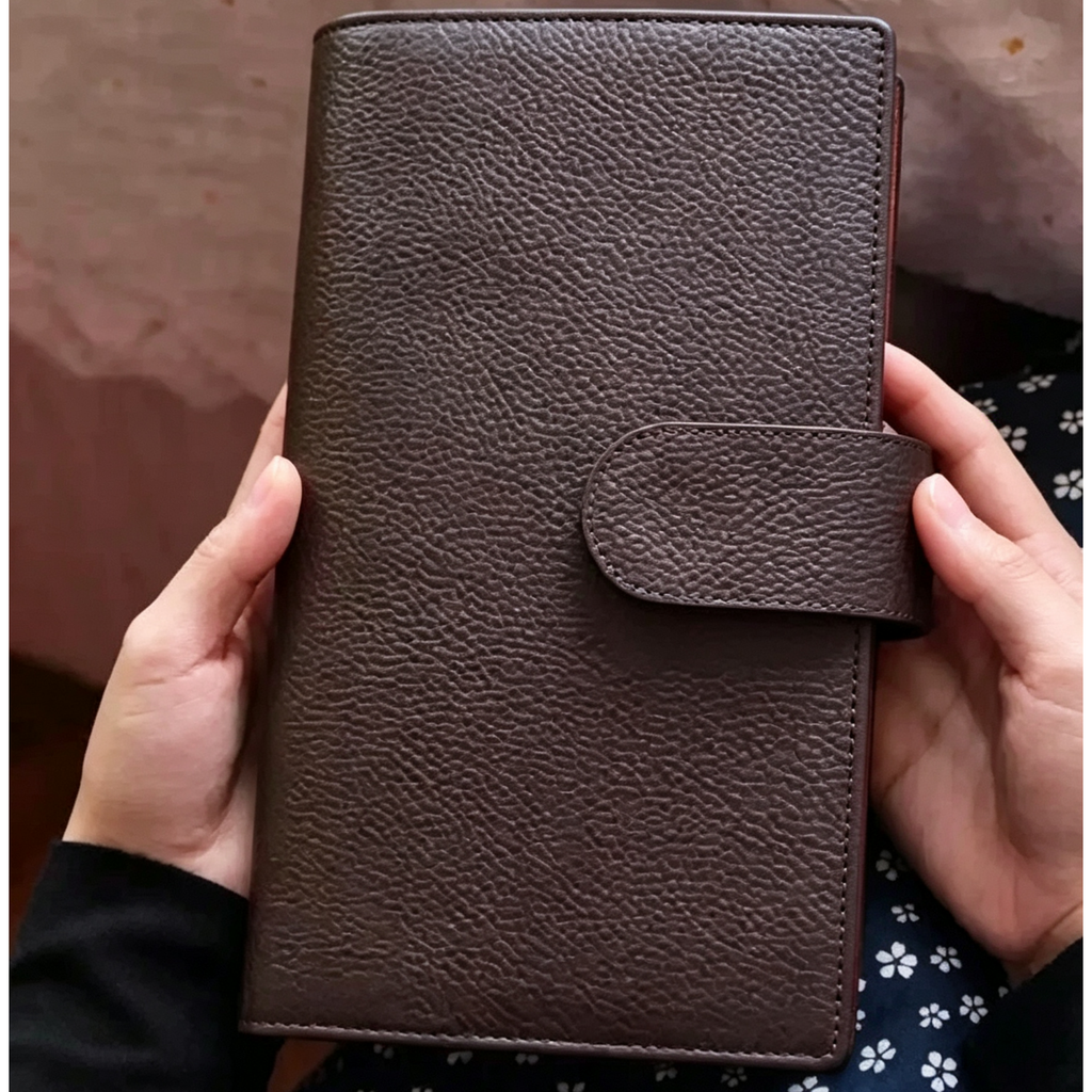 Organiseur A5 en cuir pleine fleur/unité centrale, classeur rechargeable à 6 anneaux, carnet de voyage, carnet de croquis à 20 anneaux avec gravure personnalisée