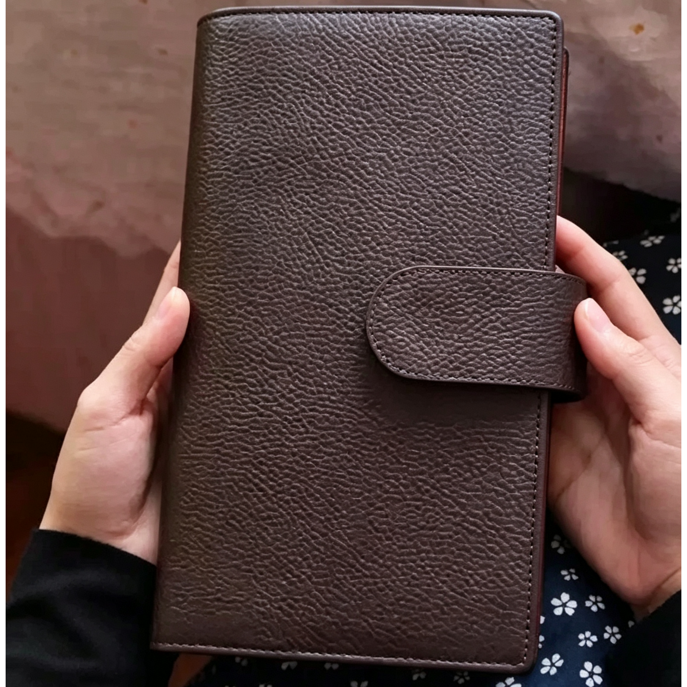 Organiseur A5 en cuir pleine fleur/unité centrale, classeur rechargeable à 6 anneaux, carnet de voyage, carnet de croquis à 20 anneaux avec gravure personnalisée