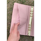 Organizer A5 aus Vollnarbenleder/PU, nachfüllbarer 6-Ring-Kalender, Reisetagebuch, Skizzenbuch mit 20 Ringen und individueller Gravur
