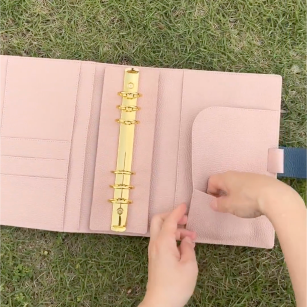 Full Grain Leather Planner A5s/puo 6 Ring Refillable Binder Travelers Journal 20 Ring Sketchbook with Custom Engraving