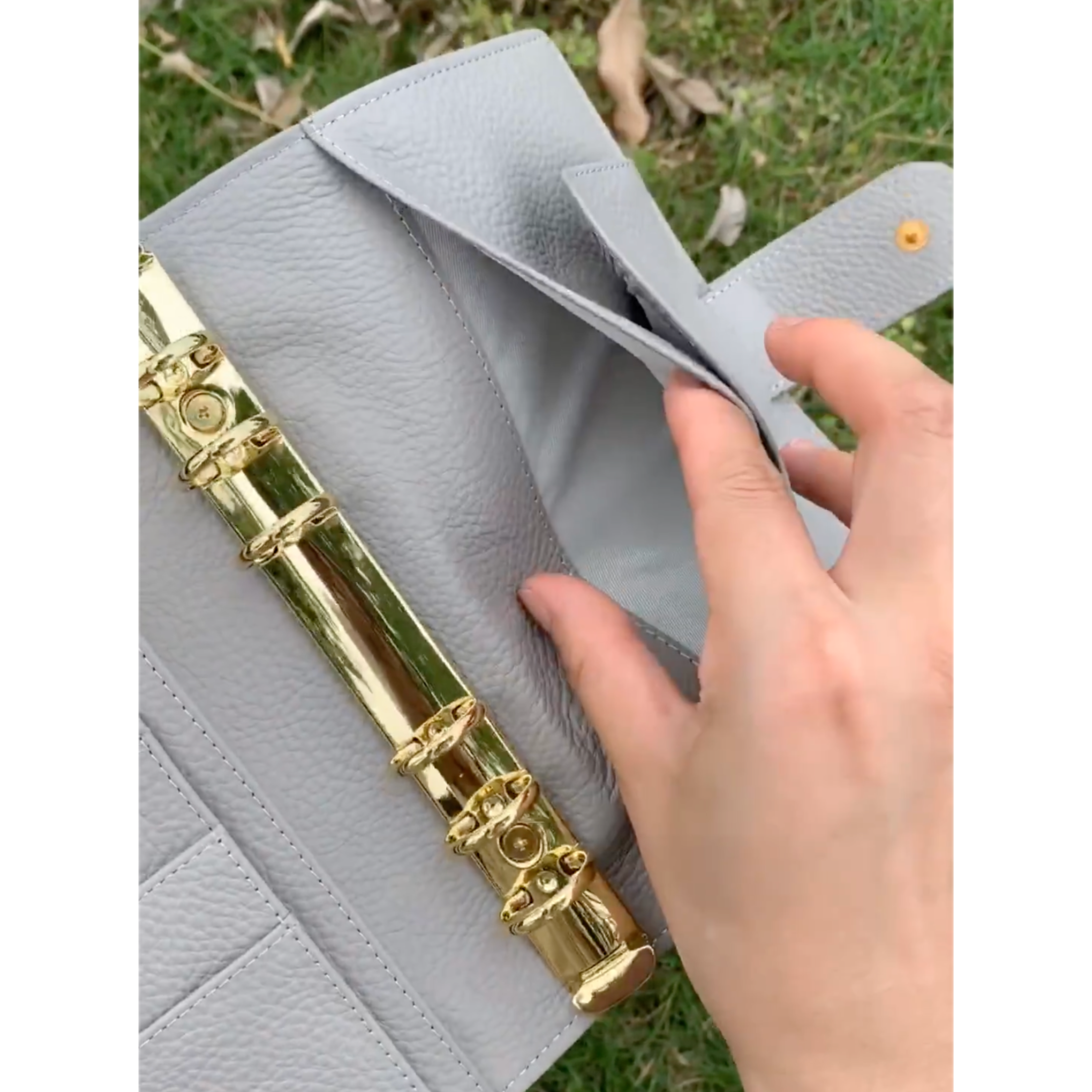 Organiseur en cuir pleine fleur A6 personnel, classeur rechargeable 6 anneaux, carnet de voyage/croquis avec gravure personnalisée