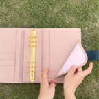 Full Grain Leather Planner A5s/puo 6 Ring Refillable Binder Travelers Journal 20 Ring Sketchbook with Custom Engraving