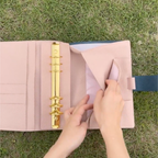 Full Grain Leather Planner A5s/puo 6 Ring Refillable Binder Travelers Journal 20 Ring Sketchbook with Custom Engraving