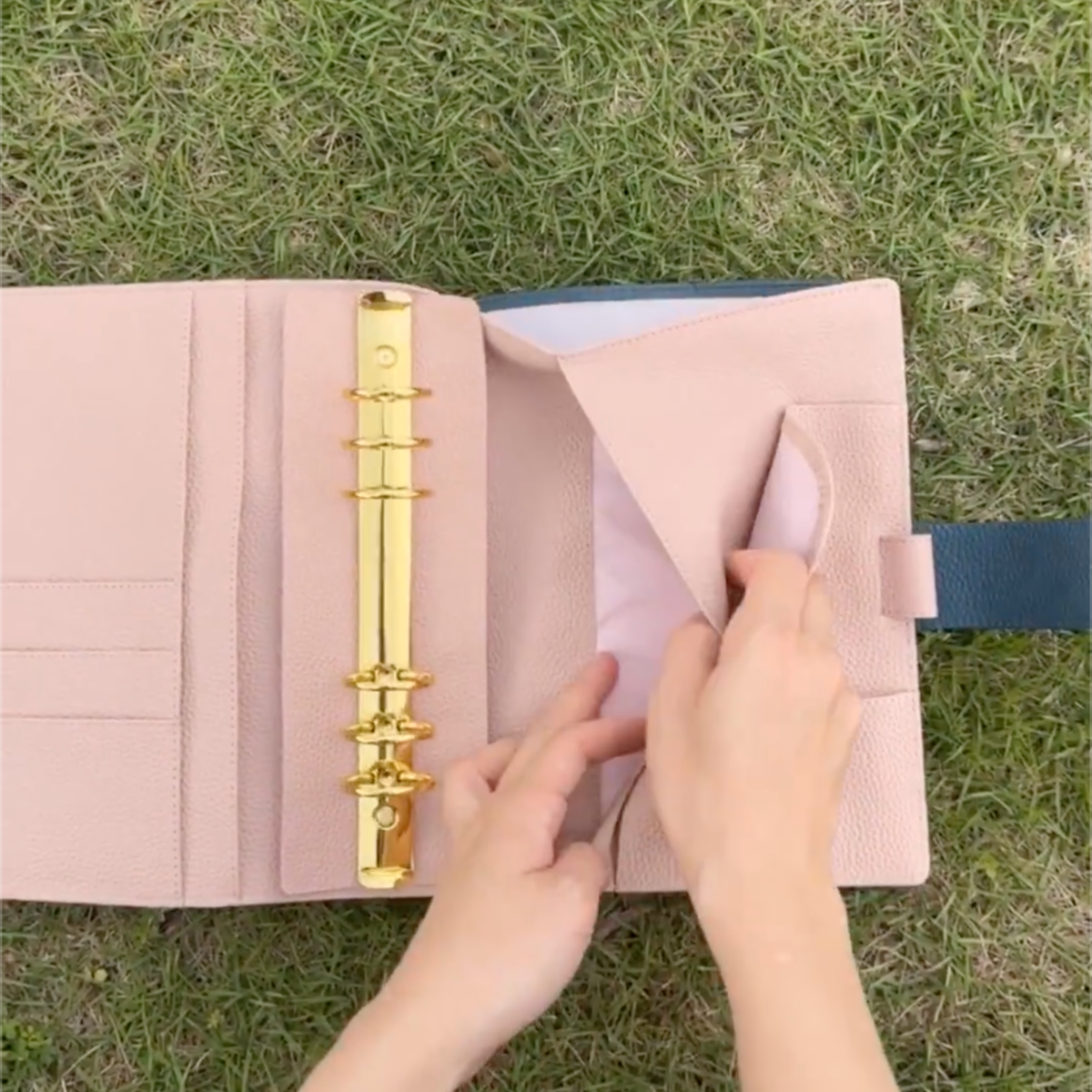 Full Grain Leather Planner A5s/puo 6 Ring Refillable Binder Travelers Journal 20 Ring Sketchbook with Custom Engraving