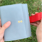 Organiseur de poche A7 en cuir pleine fleur, porte-cartes triple, classeur rechargeable 6 anneaux, carnet de voyage, carnet de croquis avec gravure personnalisée