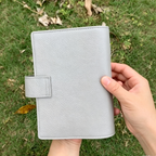 Organiseur en cuir pleine fleur A6 personnel, classeur rechargeable 6 anneaux, carnet de voyage/croquis avec gravure personnalisée
