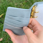 Organiseur de poche A7 en cuir pleine fleur, porte-cartes triple, classeur rechargeable 6 anneaux, carnet de voyage, carnet de croquis avec gravure personnalisée
