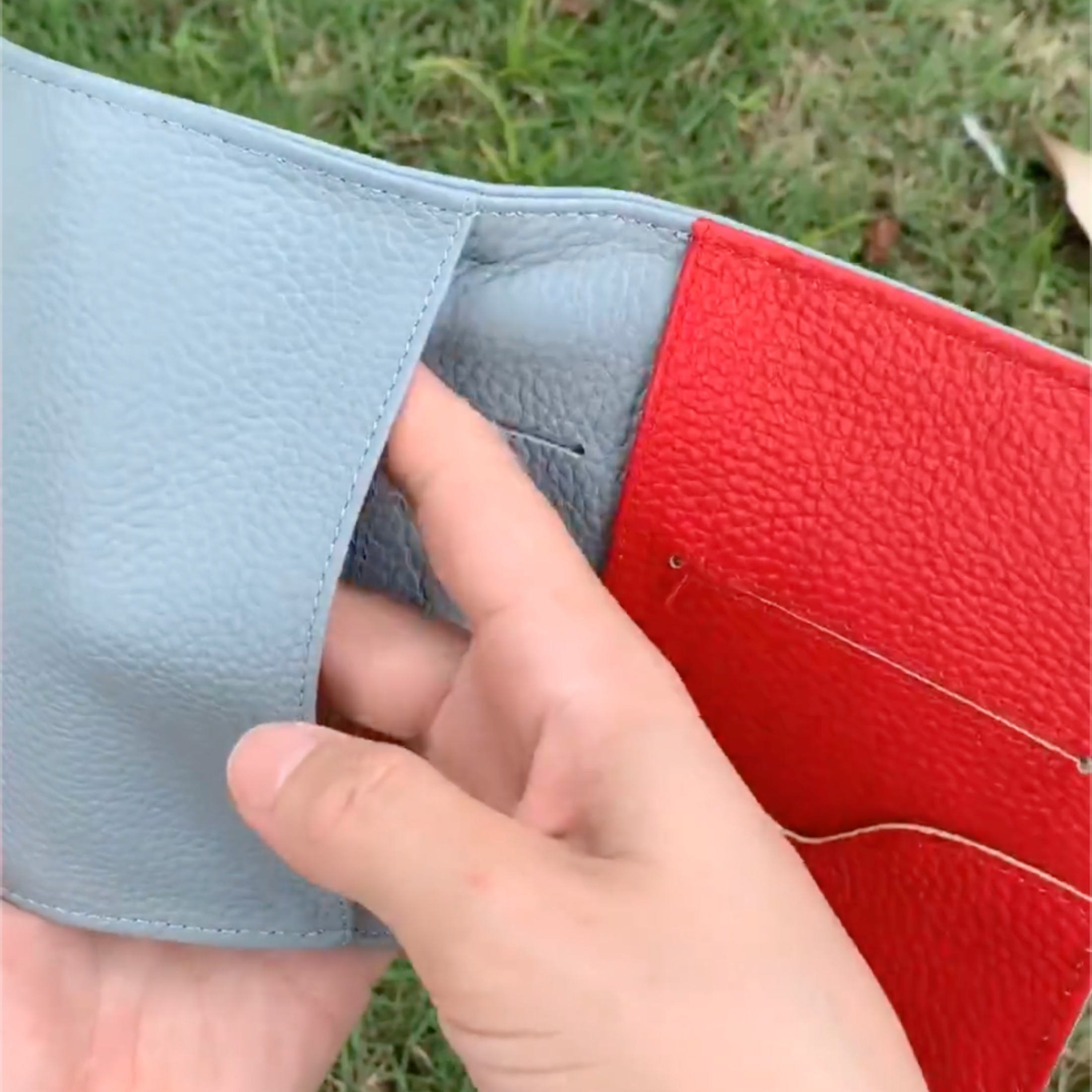 Organiseur de poche A7 en cuir pleine fleur, porte-cartes triple, classeur rechargeable 6 anneaux, carnet de voyage, carnet de croquis avec gravure personnalisée