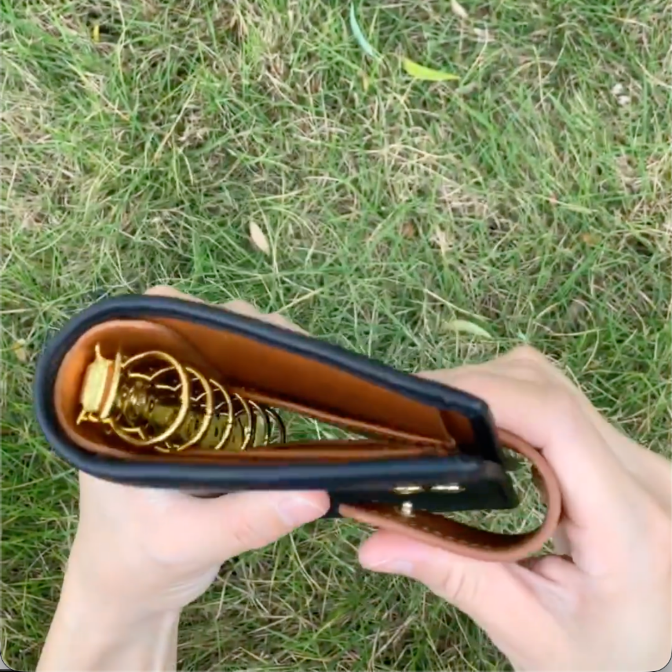 Vollnarbenleder A7 Organizer 6-Ring nachfüllbarer Planer Reise-Tagebuch Skizzenbuch mit individueller Gravur