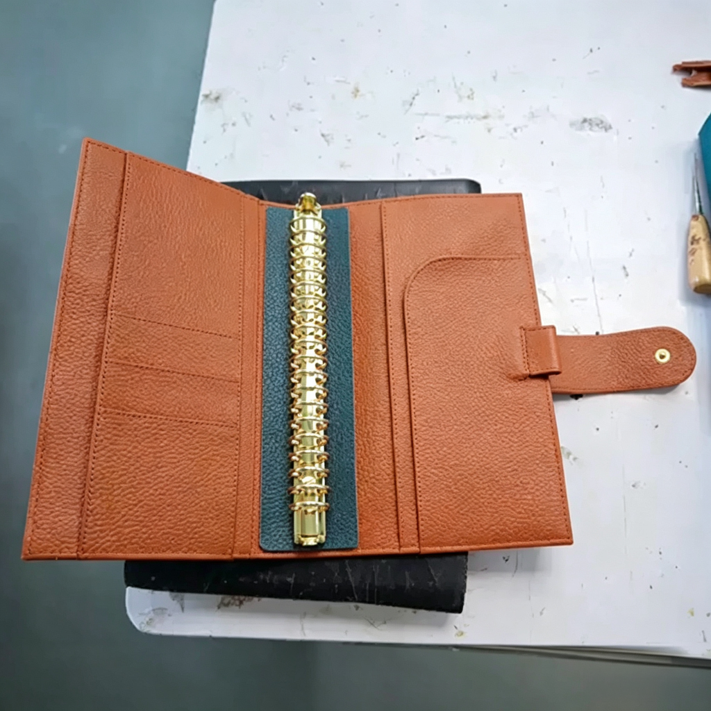 Organiseur A5 en cuir pleine fleur/unité centrale, classeur rechargeable à 6 anneaux, carnet de voyage, carnet de croquis à 20 anneaux avec gravure personnalisée