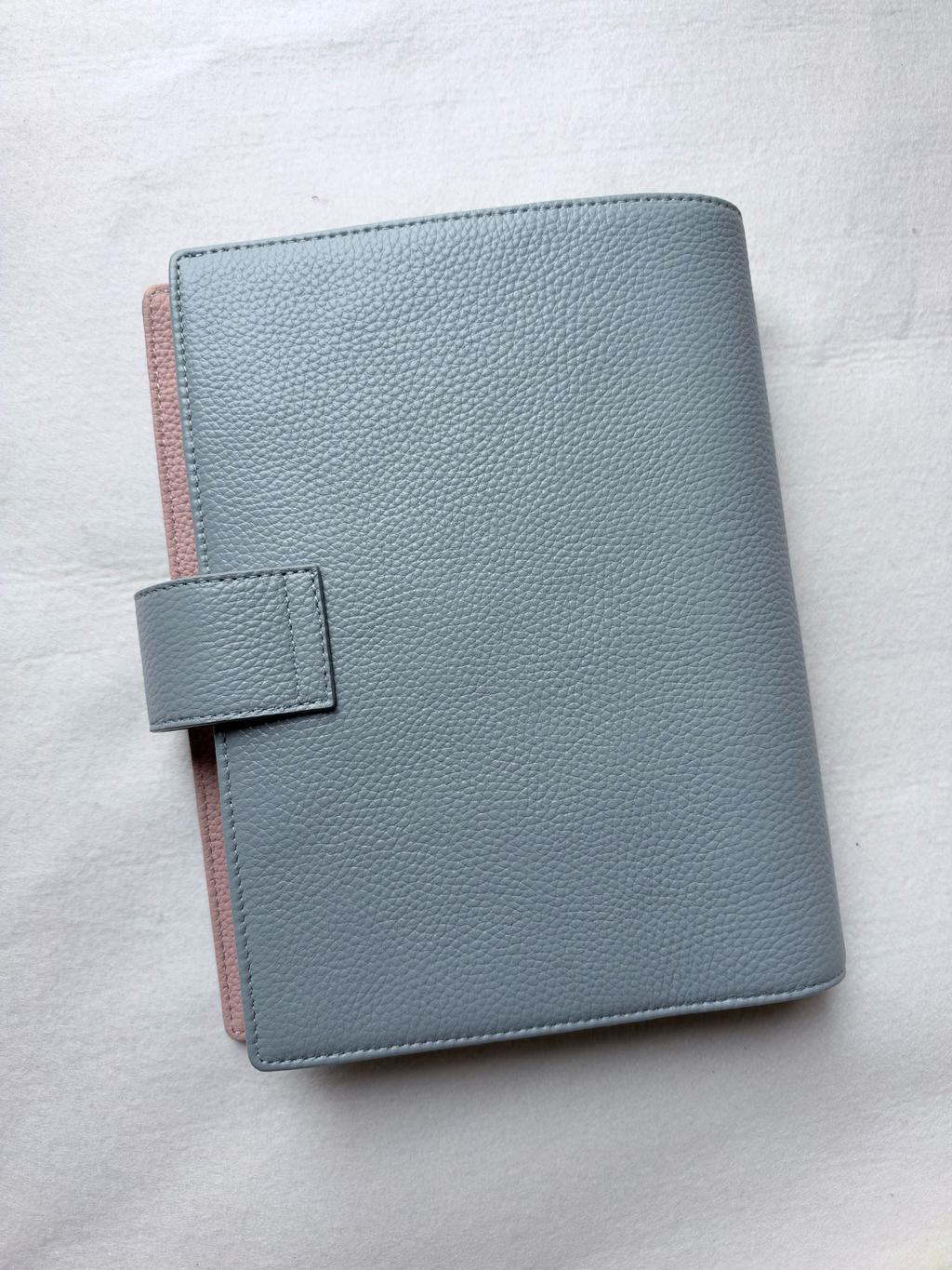Notizbuch-Einband aus Vollnarbenleder, A5, 6-Ringbuch, nachfüllbarer Organizer, Reisetagebuch, Skizzenbuch mit individueller Gravur