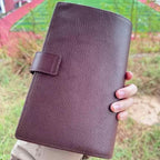 Notizbuch aus Vollnarbenleder A5s/puo mit 6 Ringen, nachfüllbarer Organizer, Reisetagebuch, Skizzenbuch mit individueller Gravur