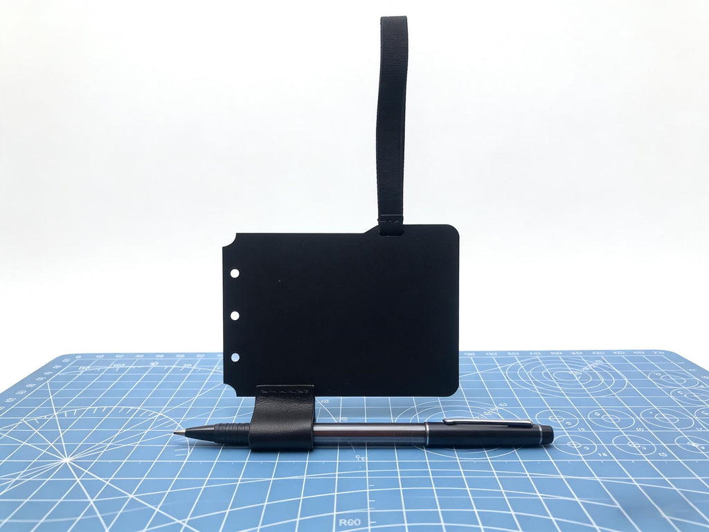 Handgefertigter Ringbucheinleger mit Stiftehalter Papiertrennblatt M5 A5 A6 A7 Planer Nachfüllung Notizbucheinlage Tagebuch-Einlage