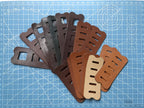 Echtes Leder Binderring-Ummantelung für 4-Ring 5-Ring 6-Ring Planer Austauschbarer A6 Journal Ring Protector | A7 A6 Binderring-Einlage