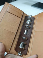 Echtes Leder Binderring-Ummantelung für 4-Ring 5-Ring 6-Ring Planer Austauschbarer A6 Journal Ring Protector | A7 A6 Binderring-Einlage