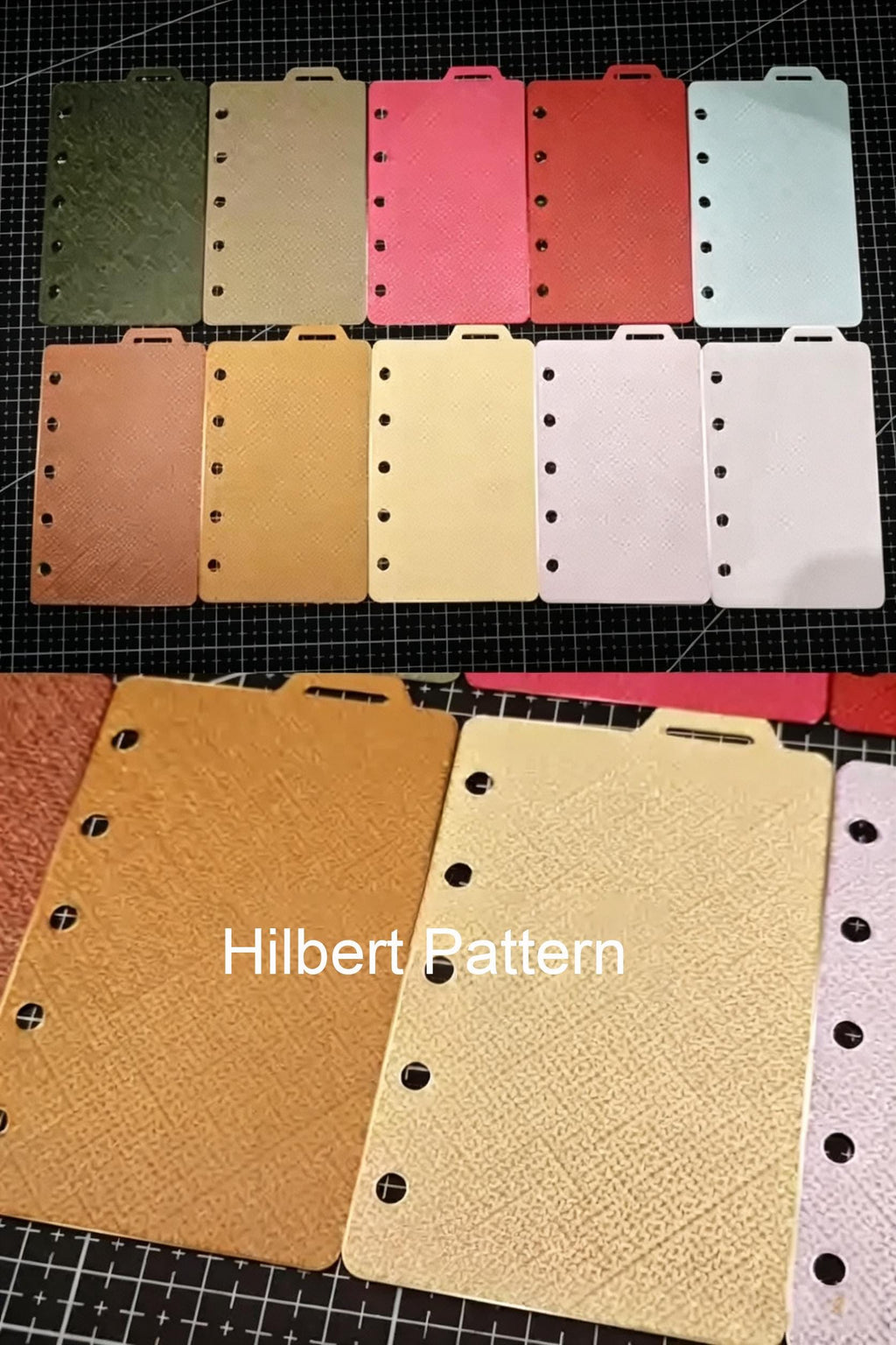 Ringbucheinlage nach Maß mit Stifthalter, individueller Gravur, Papiertrenner, Planer-Nachfülleinlage, 3D-gedruckte PLA-Journaleinlage