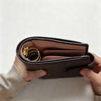 Vollnarbenleder-Binder A6, 6-Ring-Nachfüllplaner, Reisetagebuch, Skizzenbuch mit individueller Gravur