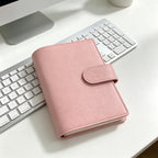 Vollnarbenleder-Binder A6, 6-Ring-Nachfüllplaner, Reisetagebuch, Skizzenbuch mit individualisierbarer Gravur