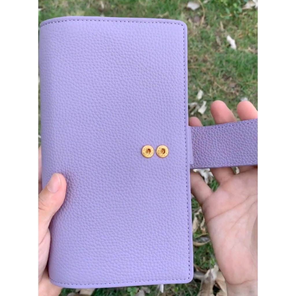 Terminkalender A6 aus vollnarbigem Leder, personalisiert, 6-Ringbuch, nachfüllbar, Reisetagebuch, Skizzenbuch mit individueller Gravur