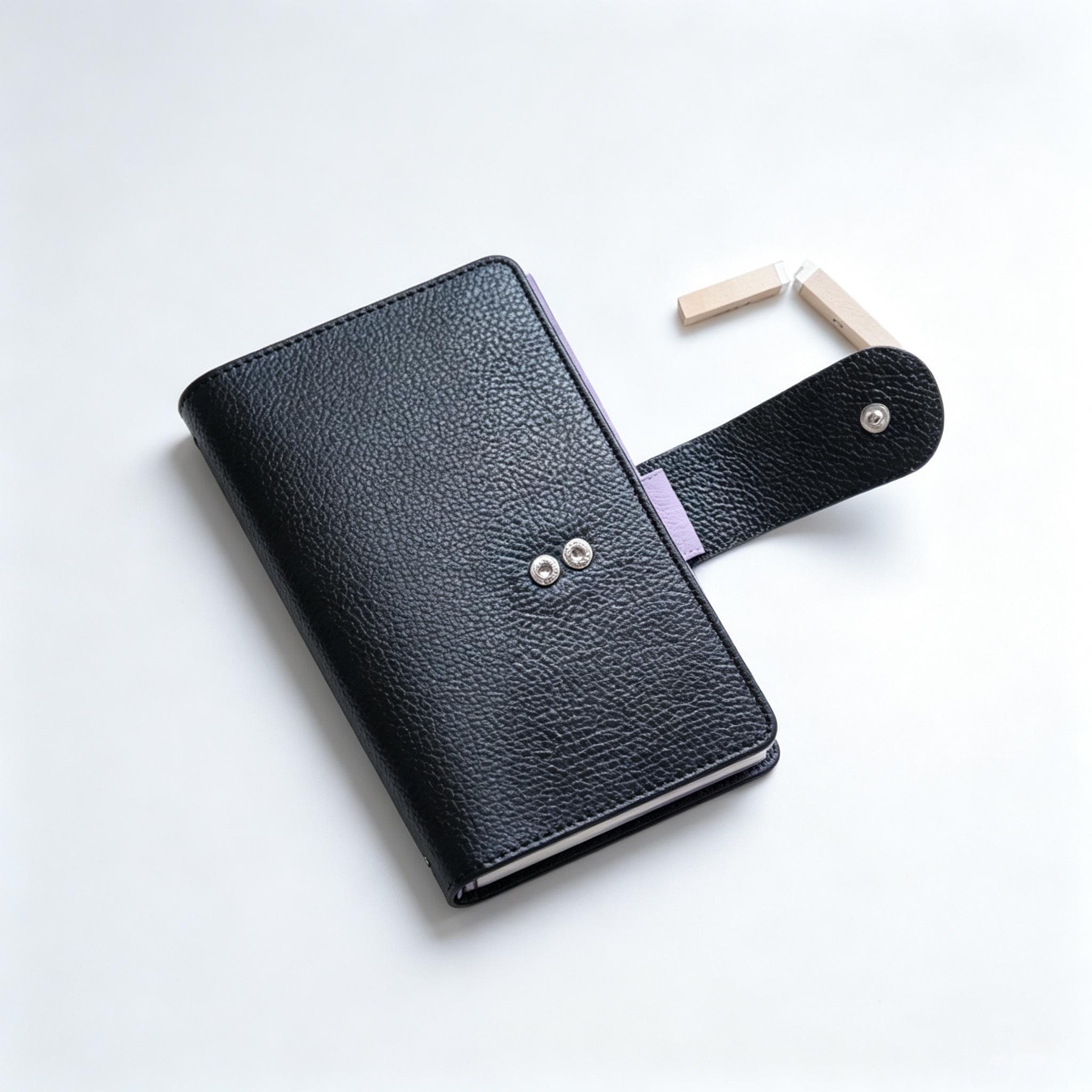 Vollnarbenleder-Ordner A5s/puo mit 6 Ringen, nachfüllbarer Planer, Reisetagebuch, Skizzenbuch mit 20 Ringen und individueller Gravur