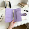 Terminkalender A6 aus vollnarbigem Leder, personalisiert, 6-Ringbuch, nachfüllbar, Reisetagebuch, Skizzenbuch mit individueller Gravur