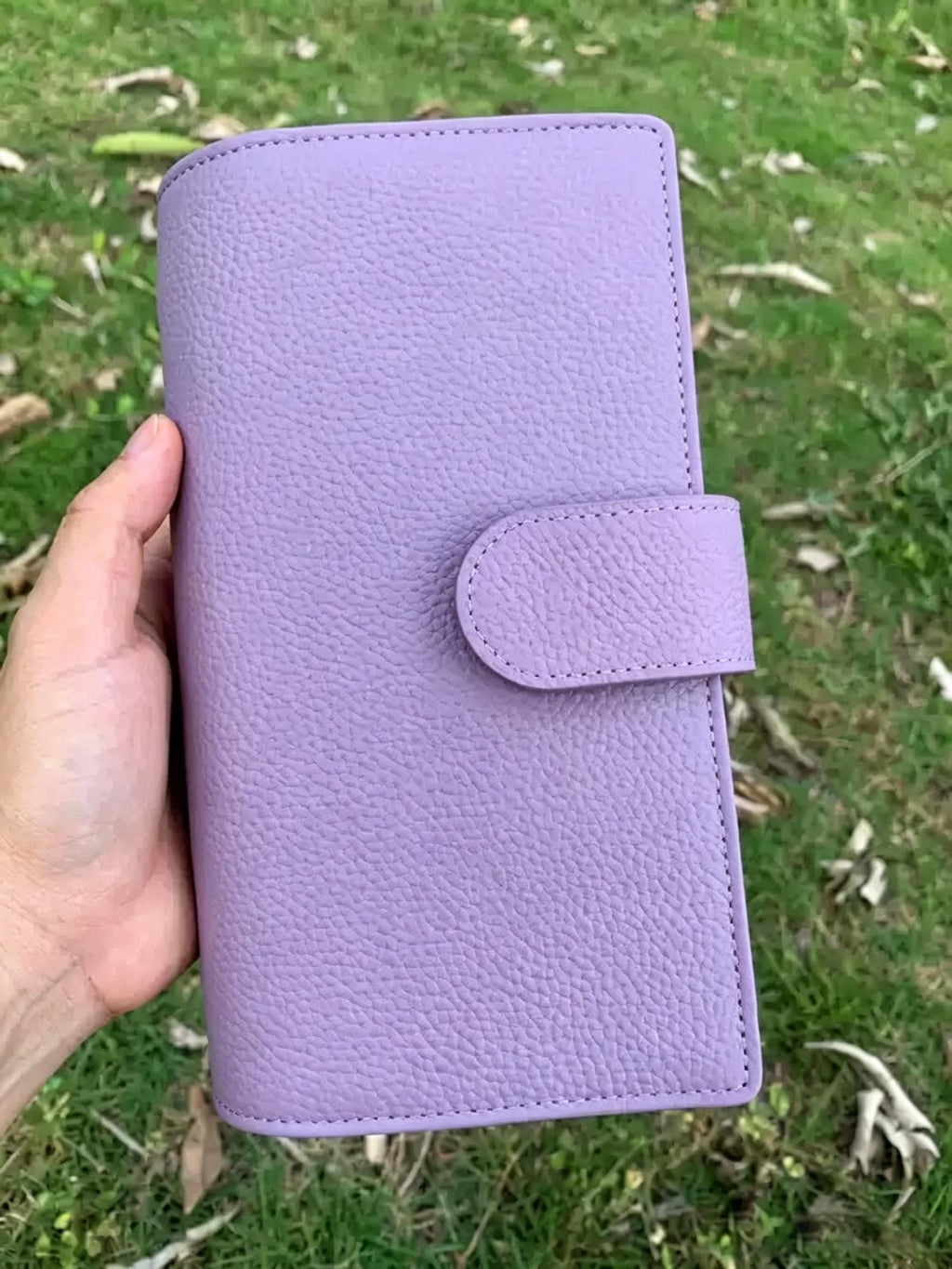 Terminkalender A6 aus vollnarbigem Leder, personalisiert, 6-Ringbuch, nachfüllbar, Reisetagebuch, Skizzenbuch mit individueller Gravur