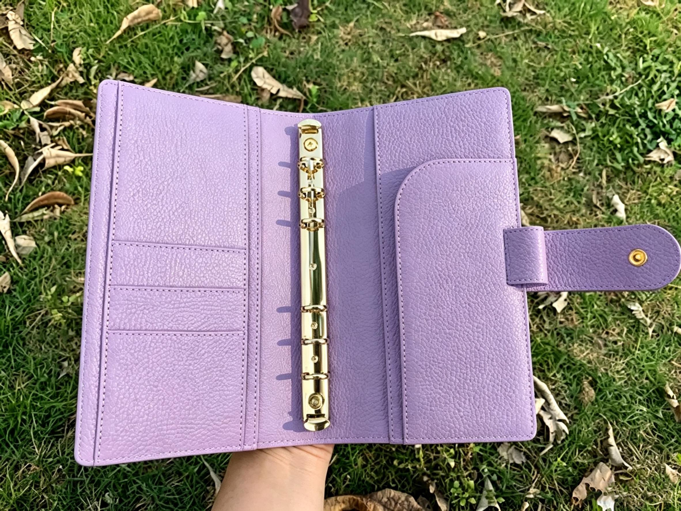 Terminkalender A6 aus vollnarbigem Leder, personalisiert, 6-Ringbuch, nachfüllbar, Reisetagebuch, Skizzenbuch mit individueller Gravur